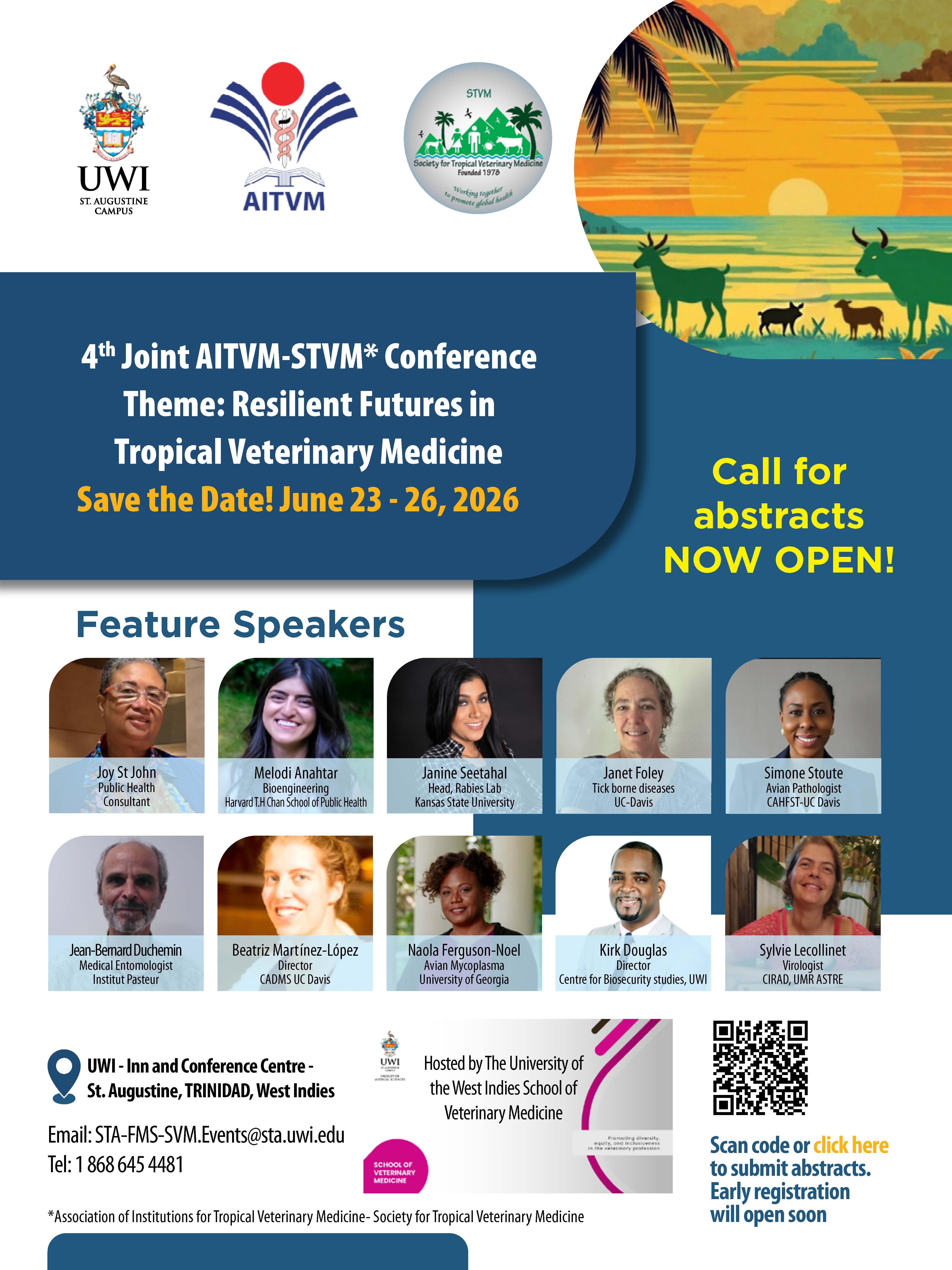 Conference announcement with feature speakers